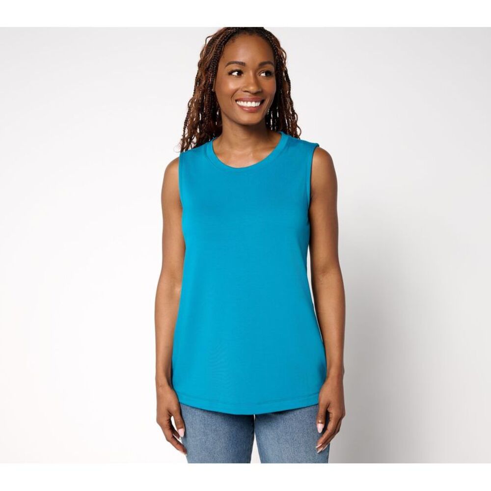 Brandis Dress Out Loud Women's Top Plus Sz 2X Acquitted Knit Blue A698064